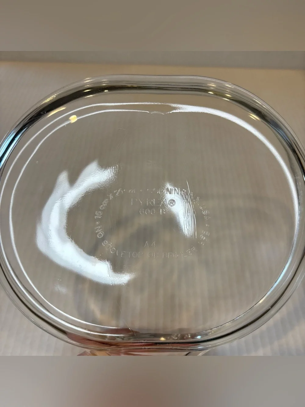 PYREX Corning 600-B Grab-It Single Serve Microwave Dish Plate Corning 600B VTG